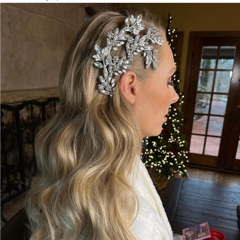 Clip In Bridal Hairpiece
